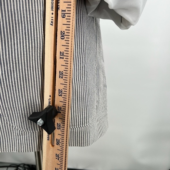 Blue & White Stripped Ladies Blazer Made in Portugal - Picture 5 of 7